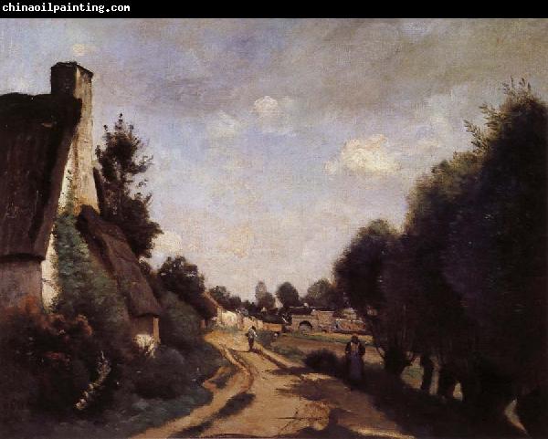 Corot Camille Une Route pres d'Arras