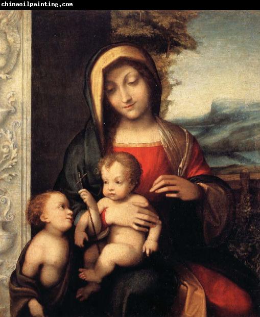 Correggio Madonna and Child with the Young Saint John