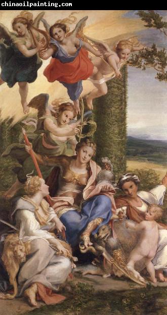 Correggio Allegorie des vertus on La vertu heroique victorieuse des vices