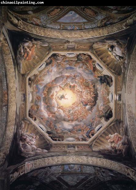 Correggio Assumption of the Virgin,cupola