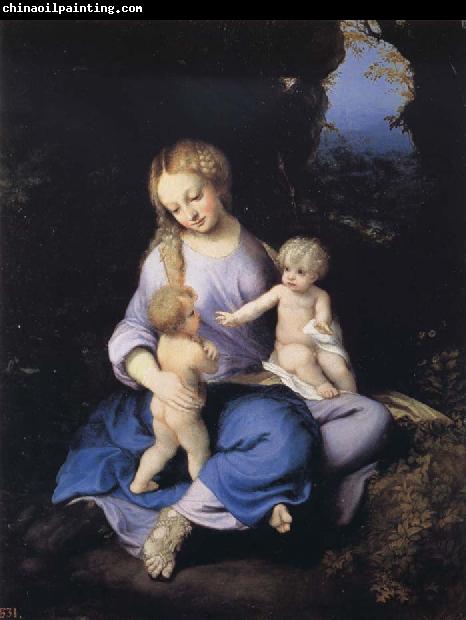 Correggio Madonna and Child with the Young Saint John