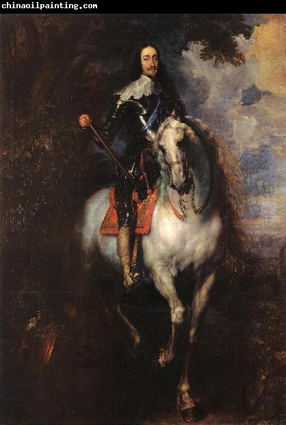 DYCK, Sir Anthony Van Equestrian Portrait of Charles I, King of England