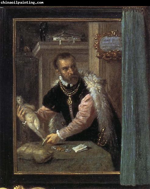 David Teniers Details of Archduke Leopold Wihelm's Galleries at Brussels