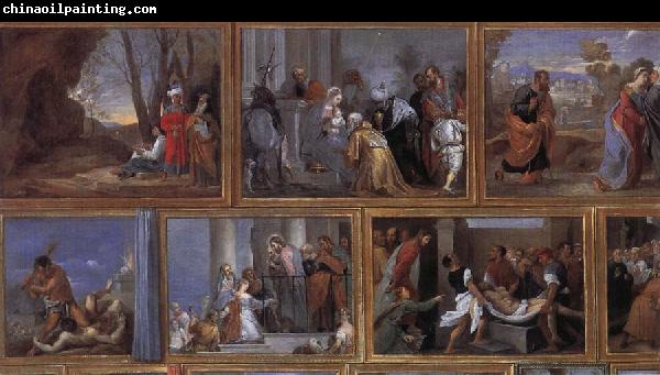 David Teniers Details of Archduke Leopold Wihelm's Galleries at Brussels