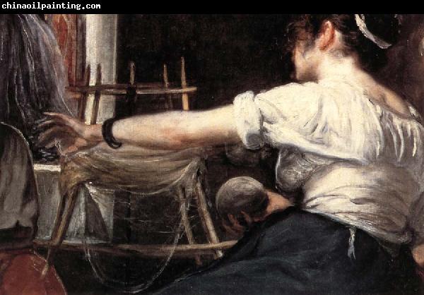 Diego Velazquez Details of The Tapestry-Weavers