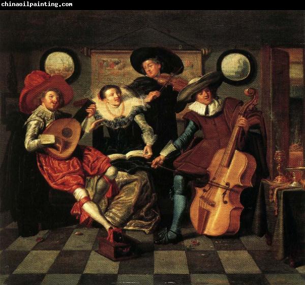 Dirck Hals The Merry Company