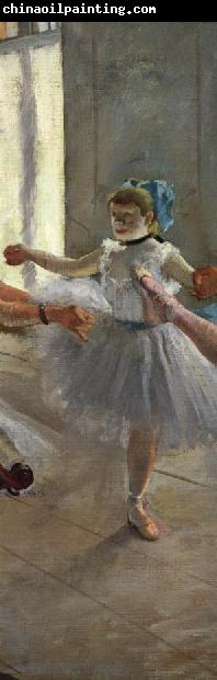 Edgar Degas Details of The Rehearsal