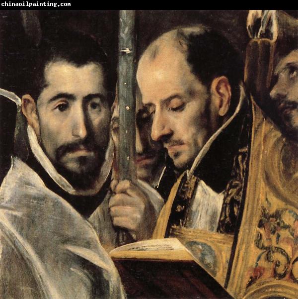 El Greco Details of The Burial of Count Orgaz