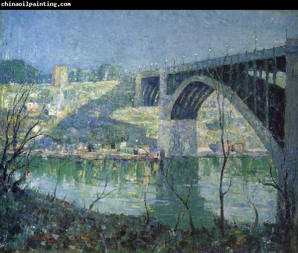 Ernest Lawson Spring Night,Harlem River