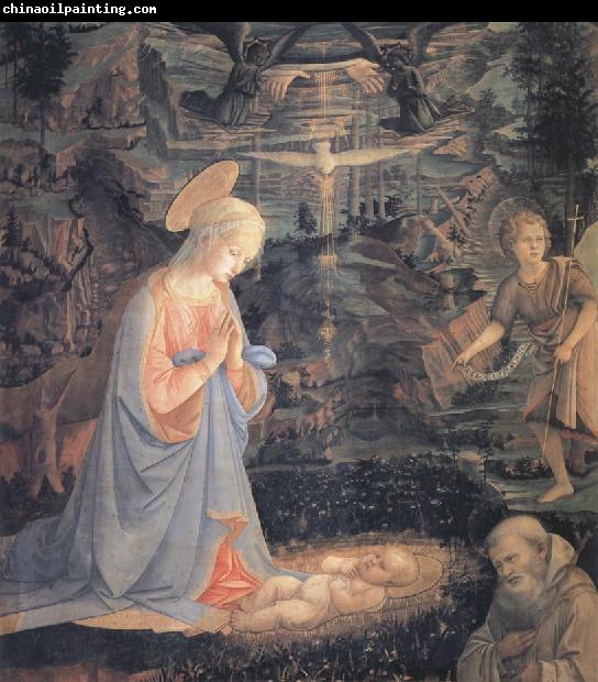 Fra Filippo Lippi The Adoration of the Infant Jesus