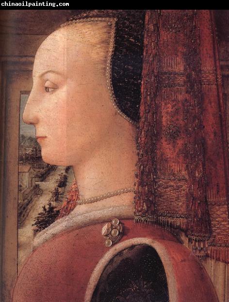 Fra Filippo Lippi Details of Portrait of a Woman with a Man at a Casement