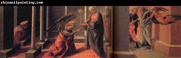 Fra Filippo Lippi Annunciation of the Death of the Virgin and Arrival of the Apostle