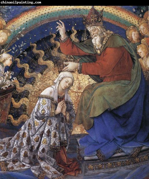 Fra Filippo Lippi Details of The Coronation of the Virgin