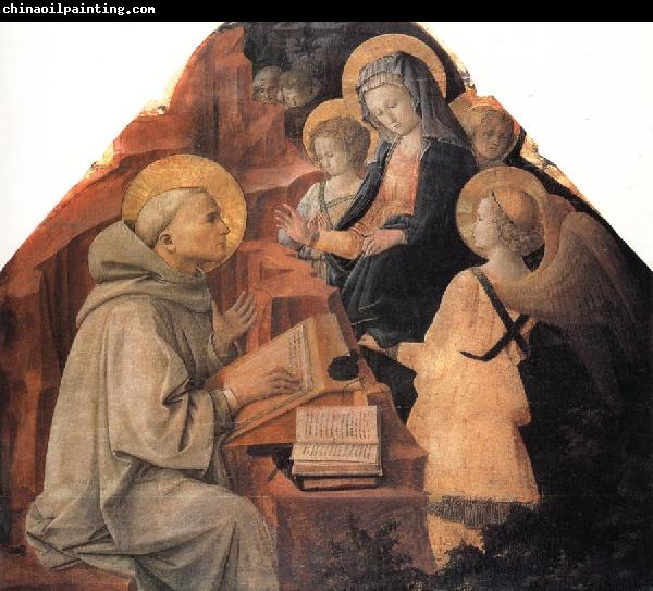 Fra Filippo Lippi St Bernard's Vision of the Virgin