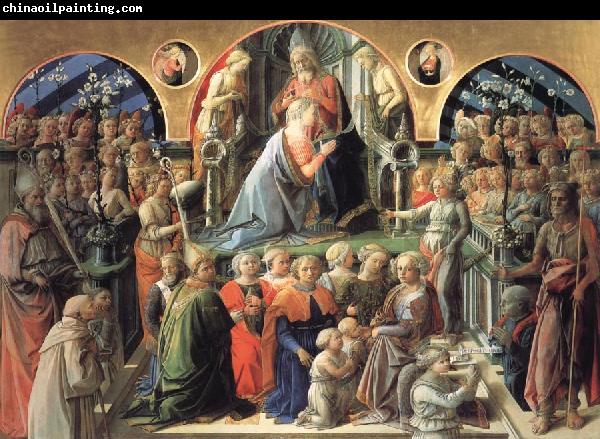 Fra Filippo Lippi The Coronation of the Virgin