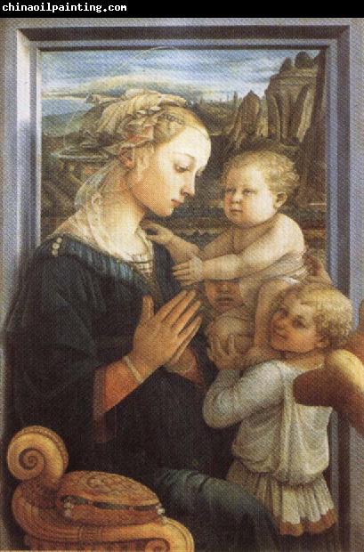 Fra Filippo Lippi Madonna and Child with Two Angels