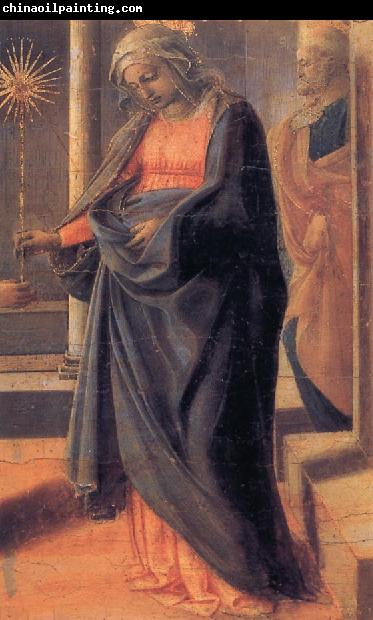 Fra Filippo Lippi Annunciation of the Death of the Virgin and Arrival of the Apostle