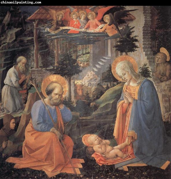 Fra Filippo Lippi The Adoration of the Infant jesus