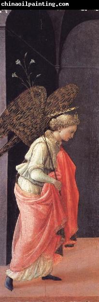 Fra Filippo Lippi The Annunciation:The Angel