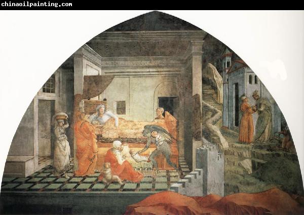 Fra Filippo Lippi The Birth and Infancy of St Stephen