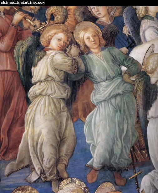 Fra Filippo Lippi Details of The Coronation of the Virgin