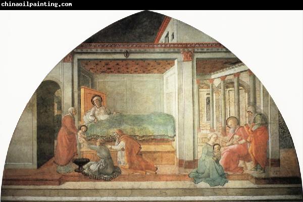 Fra Filippo Lippi The Birth and Naming of  St John the Baptist