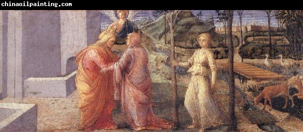 Fra Filippo Lippi The Meeting of Joachim and Anna at the Golden Gate