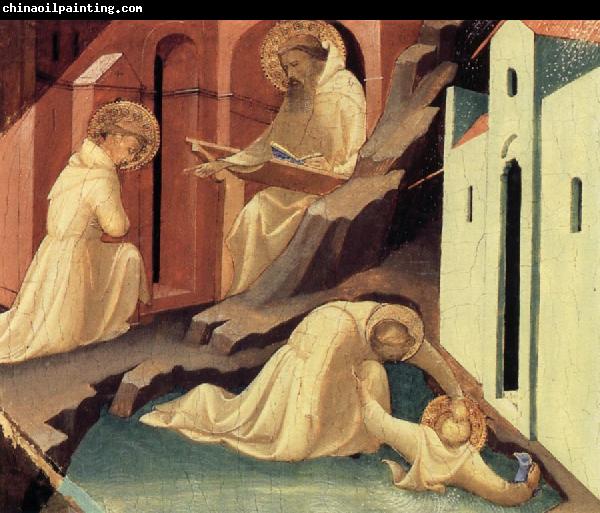 Fra Filippo Lippi The Rescue of St Placidus and St Benedict's Visit to St Scholastica