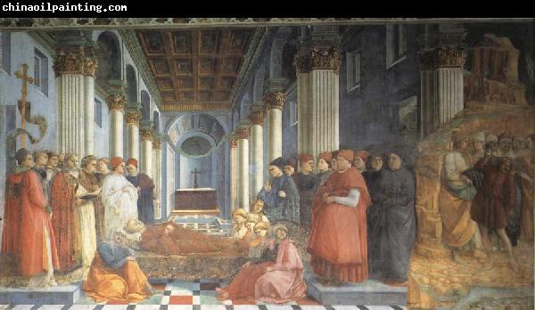 Fra Filippo Lippi The Celebration of the Relics of St Stephen and Part of the Martyrdom of St Stefano