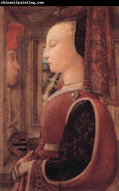 Fra Filippo Lippi Portrait of a Woman with a Man at a Casement