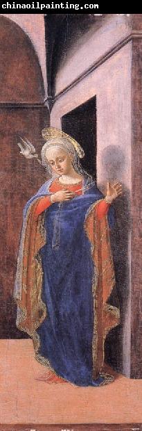 Fra Filippo Lippi The Annunciation:The Virgin Annunciate