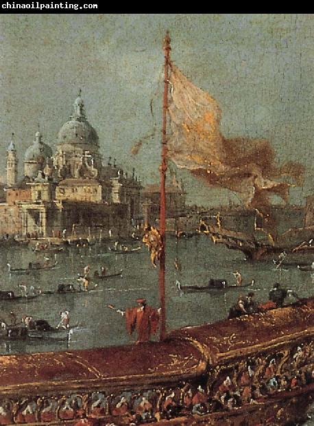 Francesco Guardi Details of The Departure of the Doge on Ascension Day