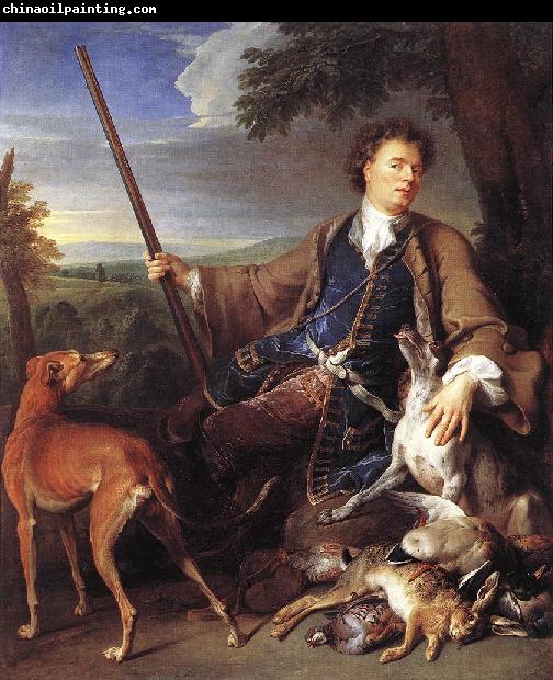 Francois Desportes Self-Portrait as a Huntsman