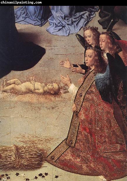 GOES, Hugo van der The Adoration of the Shepherds (detail)