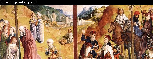 GOES, Hugo van der Calvary Triptych (detail)