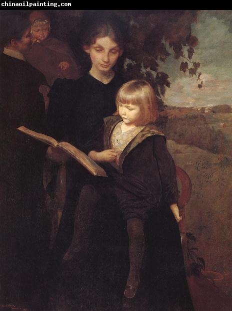 George de Forest Brush Mother and child