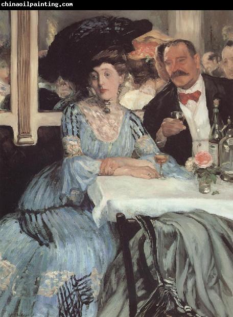 Glackens, William James At Mouquin's