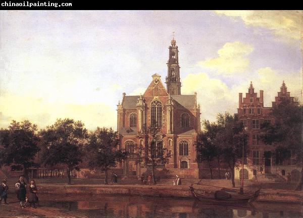 HEYDEN, Jan van der View of the Westerkerk, Amsterdam