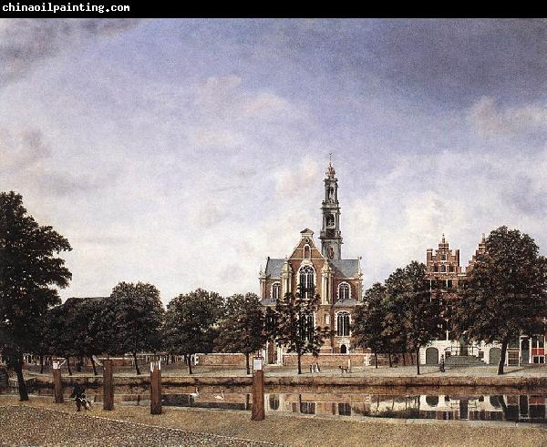 HEYDEN, Jan van der View of the Westerkerk, Amsterdam