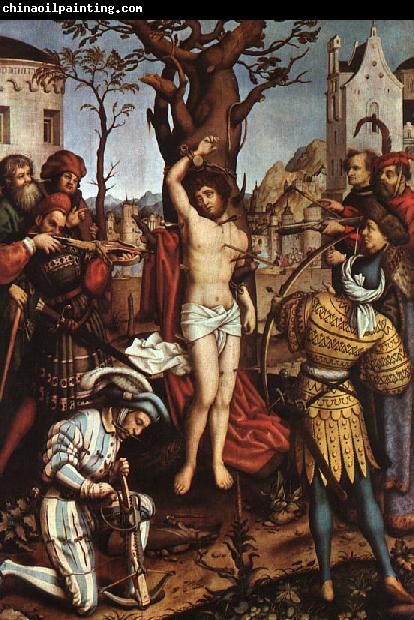 HOLBEIN, Hans the Elder The Martyrdom of Saint Sebastian