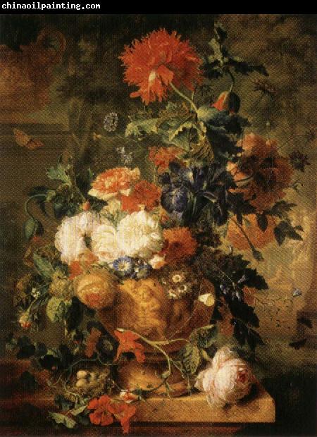 HUYSUM, Jan van Vase of Flowers