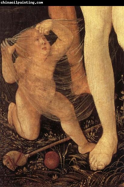 Hans Baldung Grien Details of The Three Stages of Life,with Death