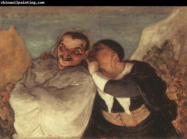 Honore Daumier Crispin and Scapin