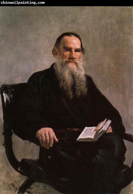 Ilya Repin Portrait of Leo Tolstoy