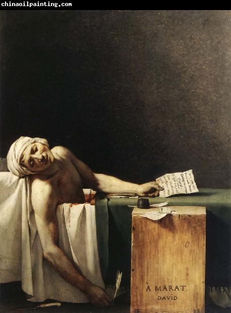 Jacques-Louis David Marat Assassinated in His Bath