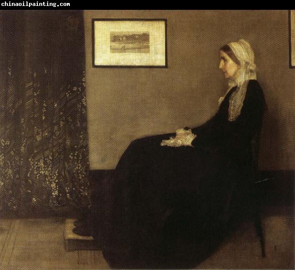 James Abbott McNeil Whistler Arrangement in Gray and Black: Portrait of the Artist's Mother