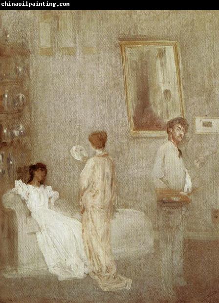 James Abbott McNeil Whistler The Artist in His Studio