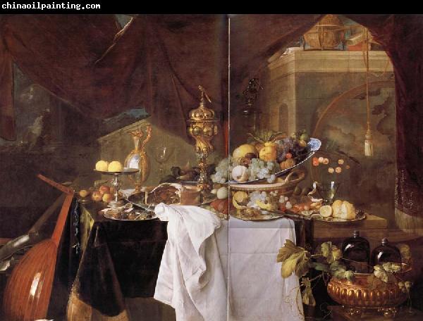 Jan Davidsz. de Heem Fruits et vaisselle:un dessert