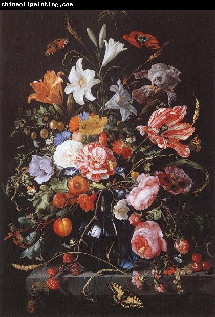 Jan Davidsz. de Heem Fresh flowers and Vase