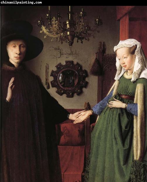 Jan Van Eyck Details of Portrait of Giovanni Arnolfini and His Wife